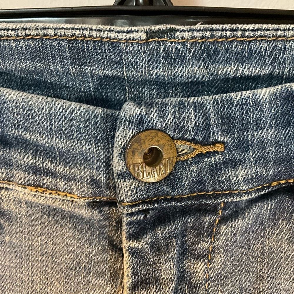 Blank NYC Jeans, Size 8 / 28. Slightly Distressed, Straight Leg. Anthro, - Picture 14 of 15